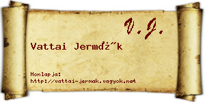 Vattai Jermák névjegykártya